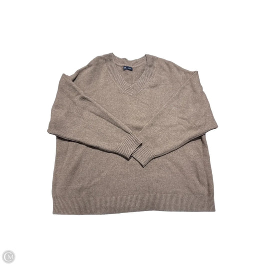 Sweater By Gap In Brown, Size: 2x