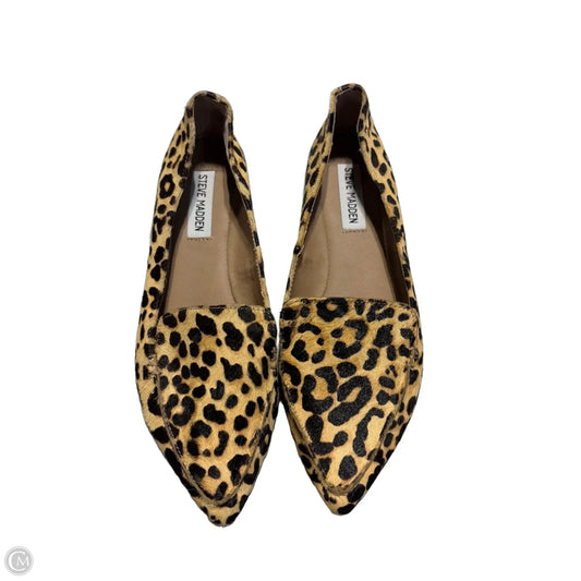 Shoes Flats By Steve Madden In Animal Print, Size: 7.5