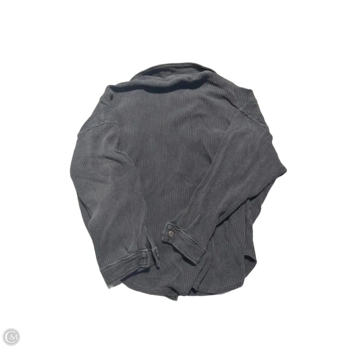 Top Long Sleeve By Double Zero In Grey, Size: S