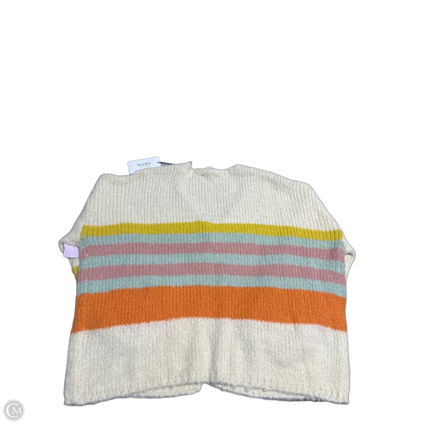 Cardigan By Cmc In Pink & Tan, Size: M