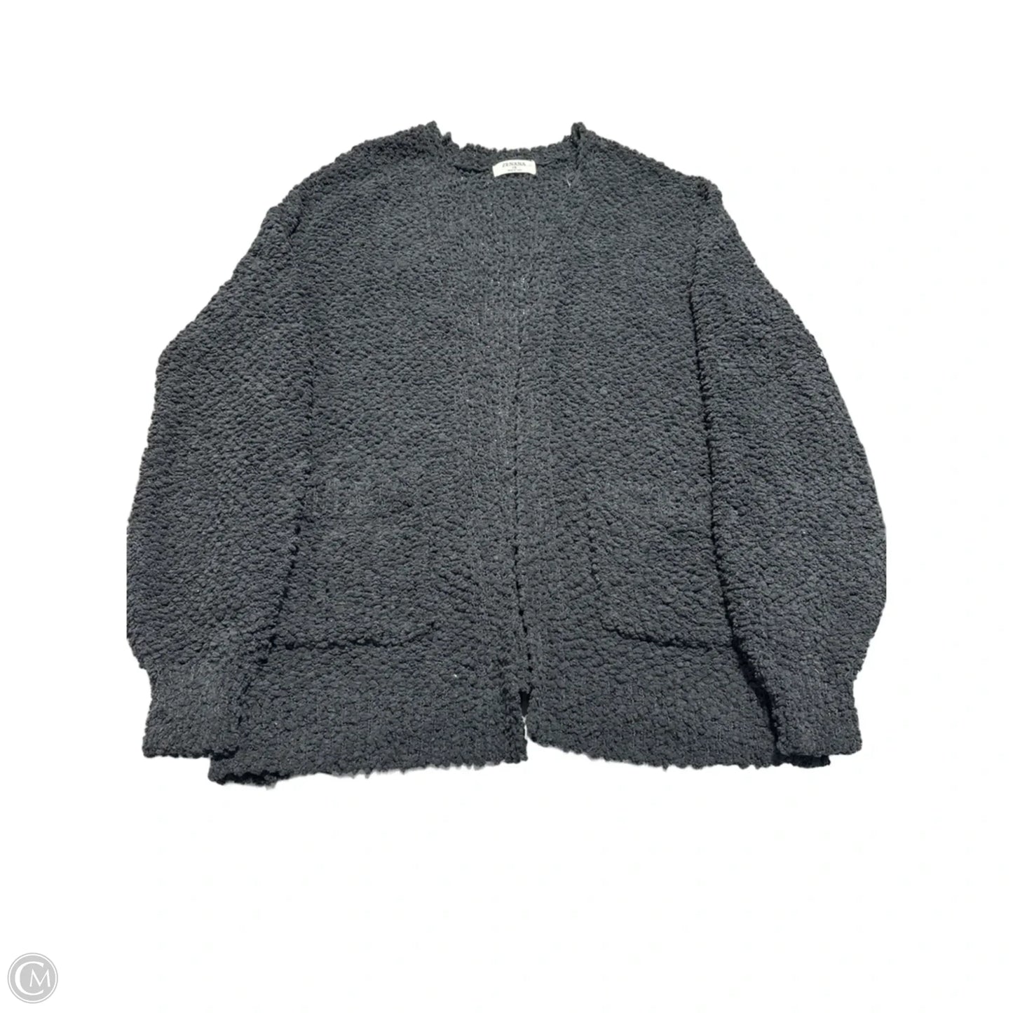 Cardigan By Zenana In Black, Size: 1x