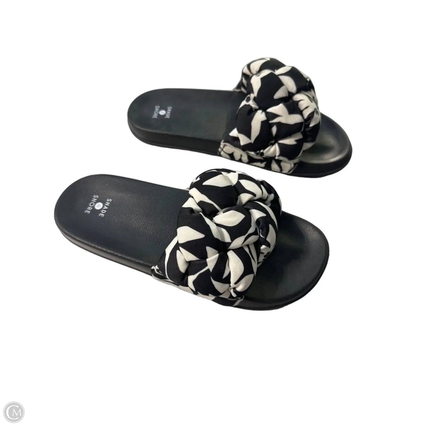 Sandals Flats By Shade & Shore In Black, Size: 8