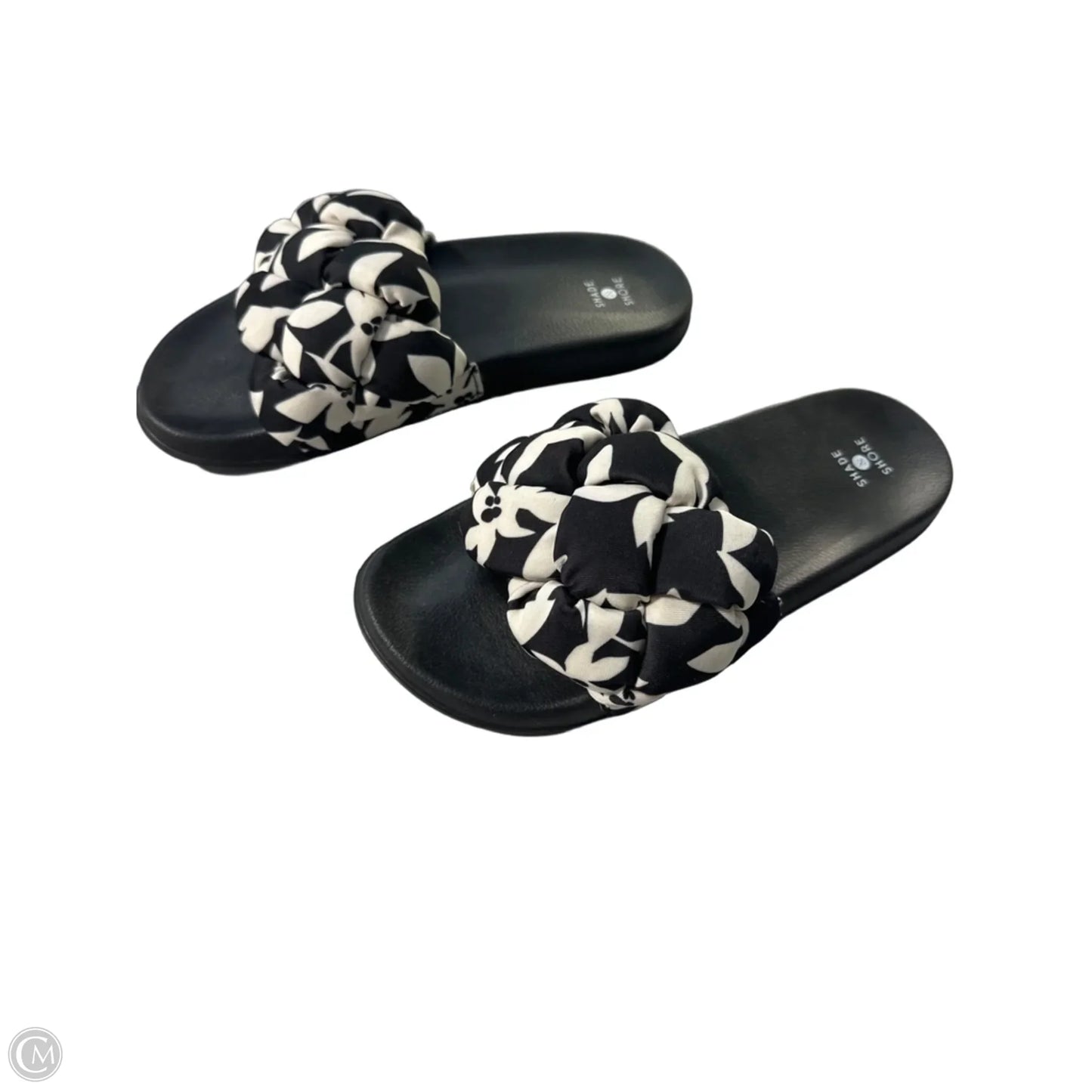 Sandals Flats By Shade & Shore In Black, Size: 8