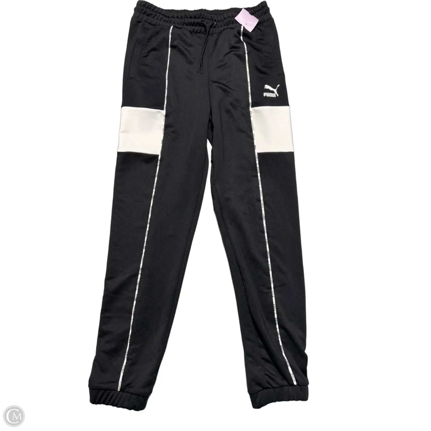 Athletic Pants By Puma In Black & White, Size: S