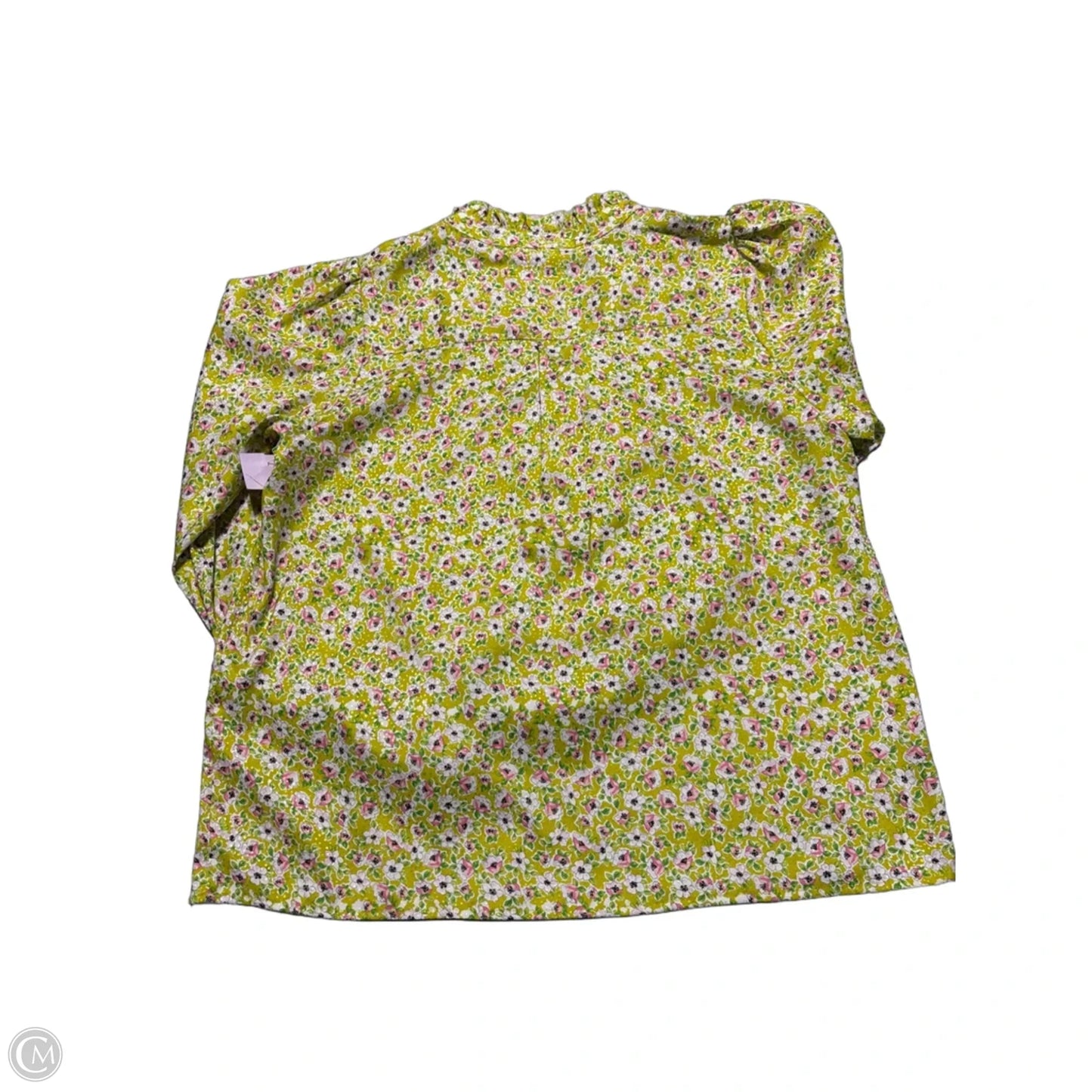 Blouse Long Sleeve By Cupcakes And Cashmere In Green, Size: L