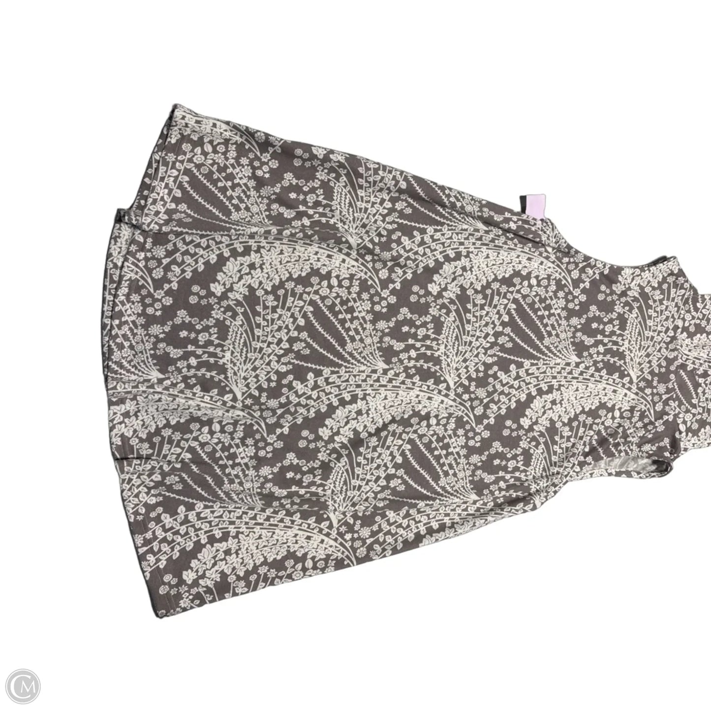 Dress Casual Midi By Jon And Anna In Grey & White, Size: M