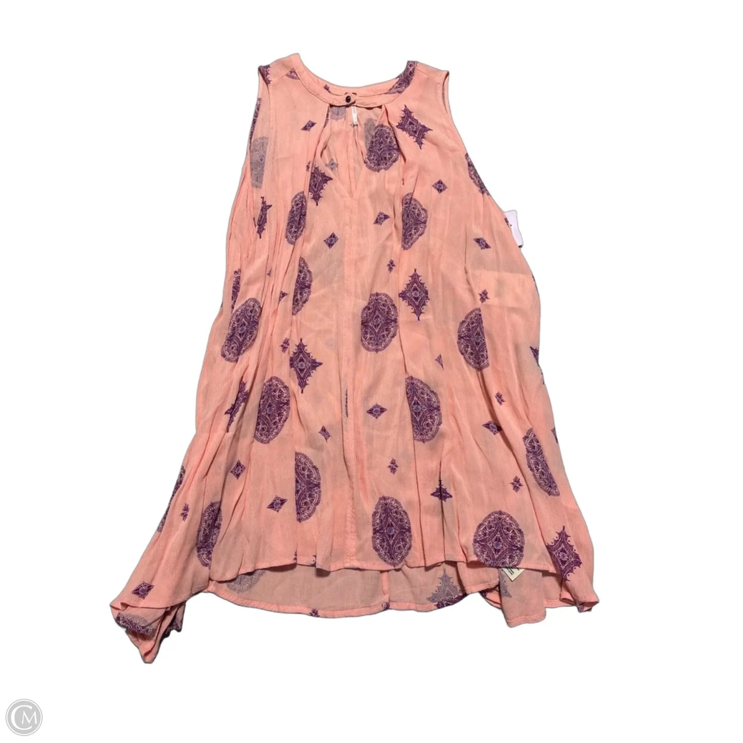 Tank Top By Free People In Pink & Purple, Size: Xs
