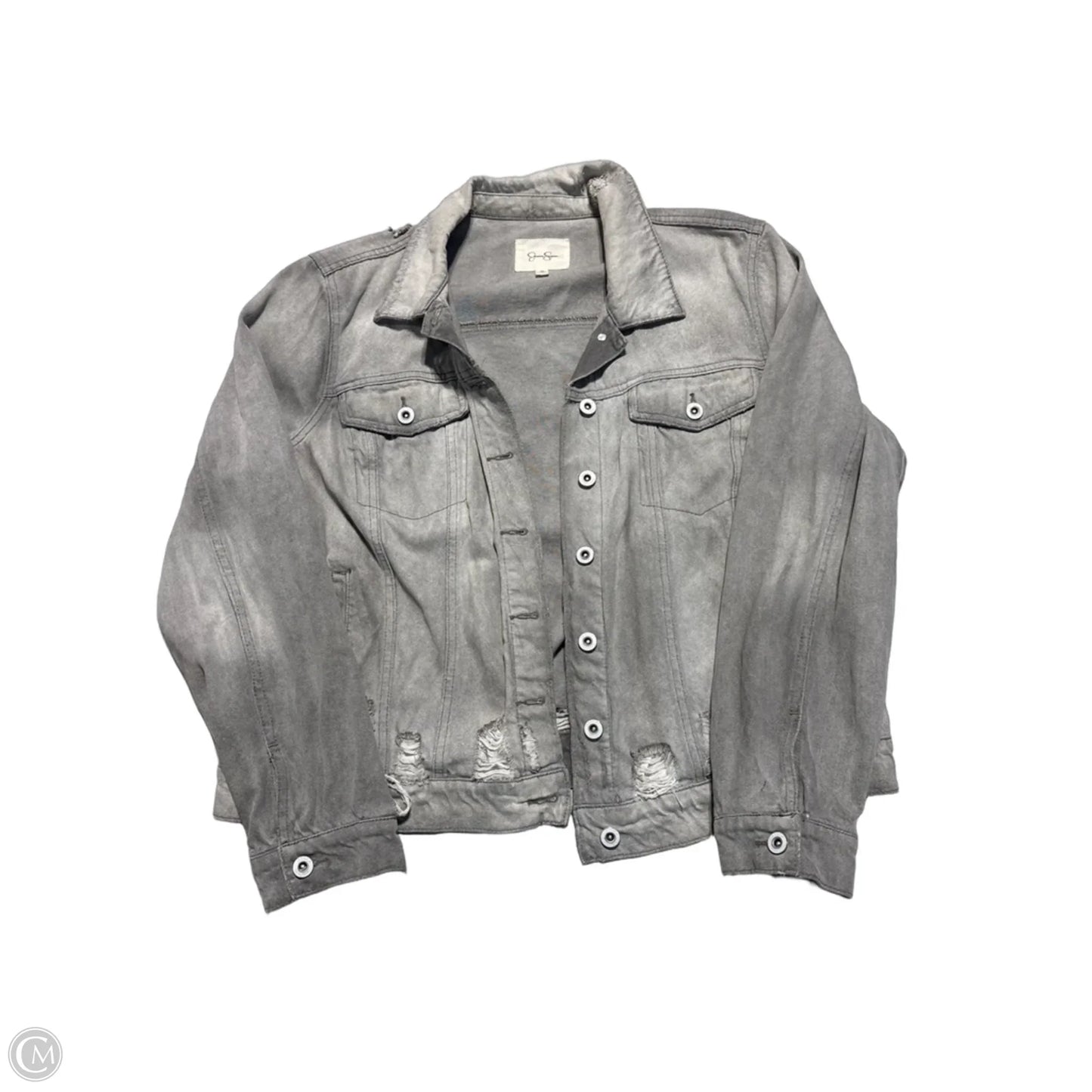 Jacket Denim By Jessica Simpson In Black, Size: Xl