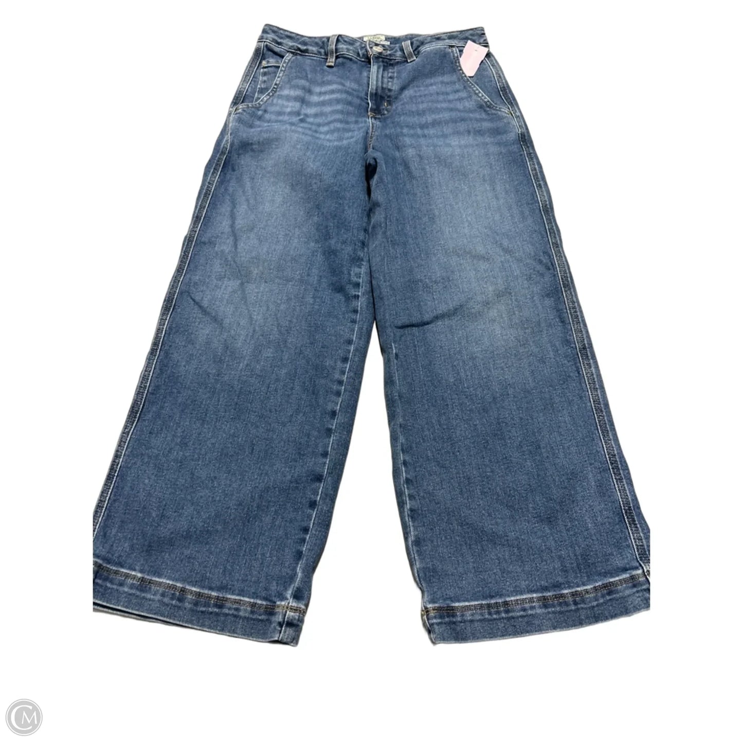 Jeans Wide Leg By L.l. Bean In Blue Denim, Size: 6p