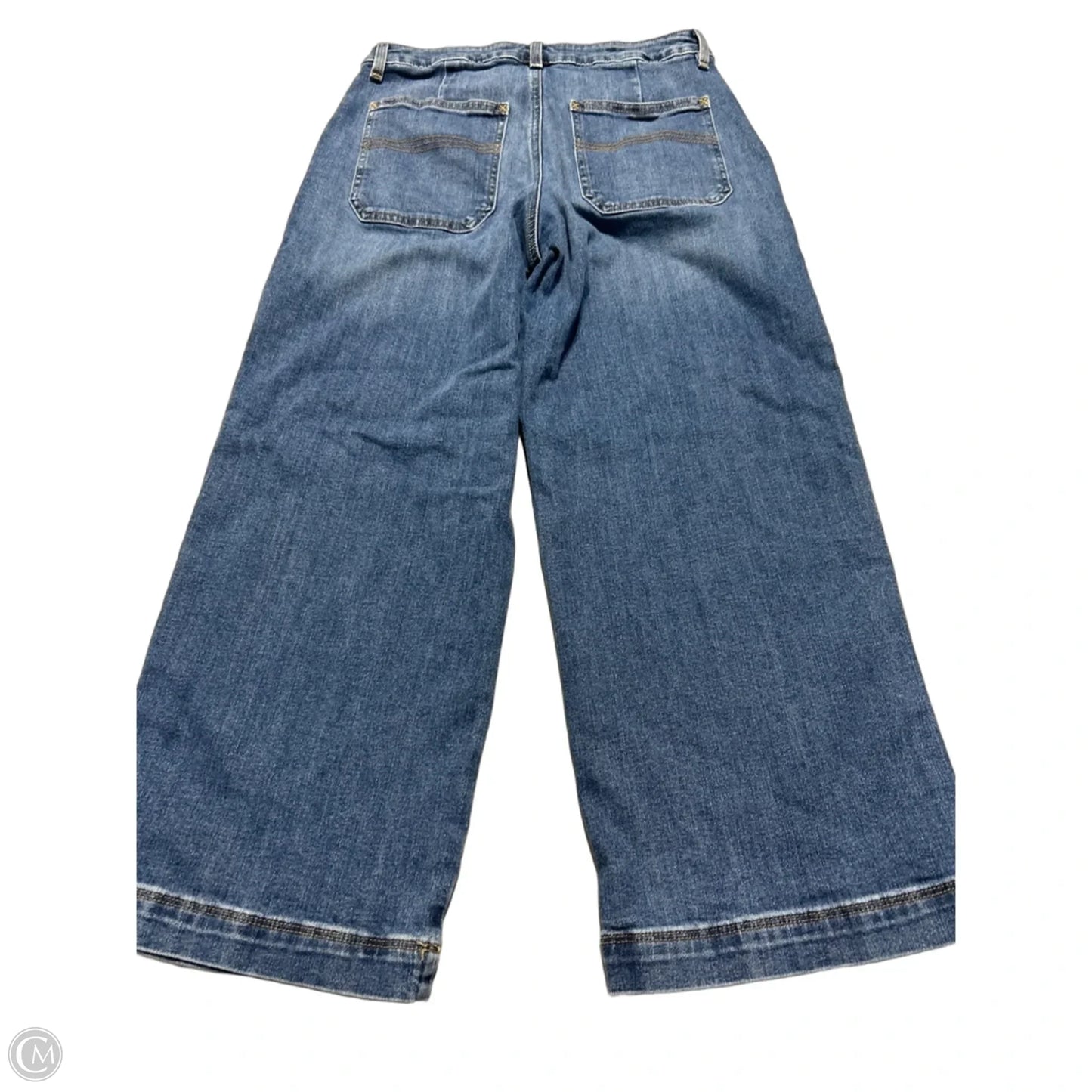 Jeans Wide Leg By L.l. Bean In Blue Denim, Size: 6p