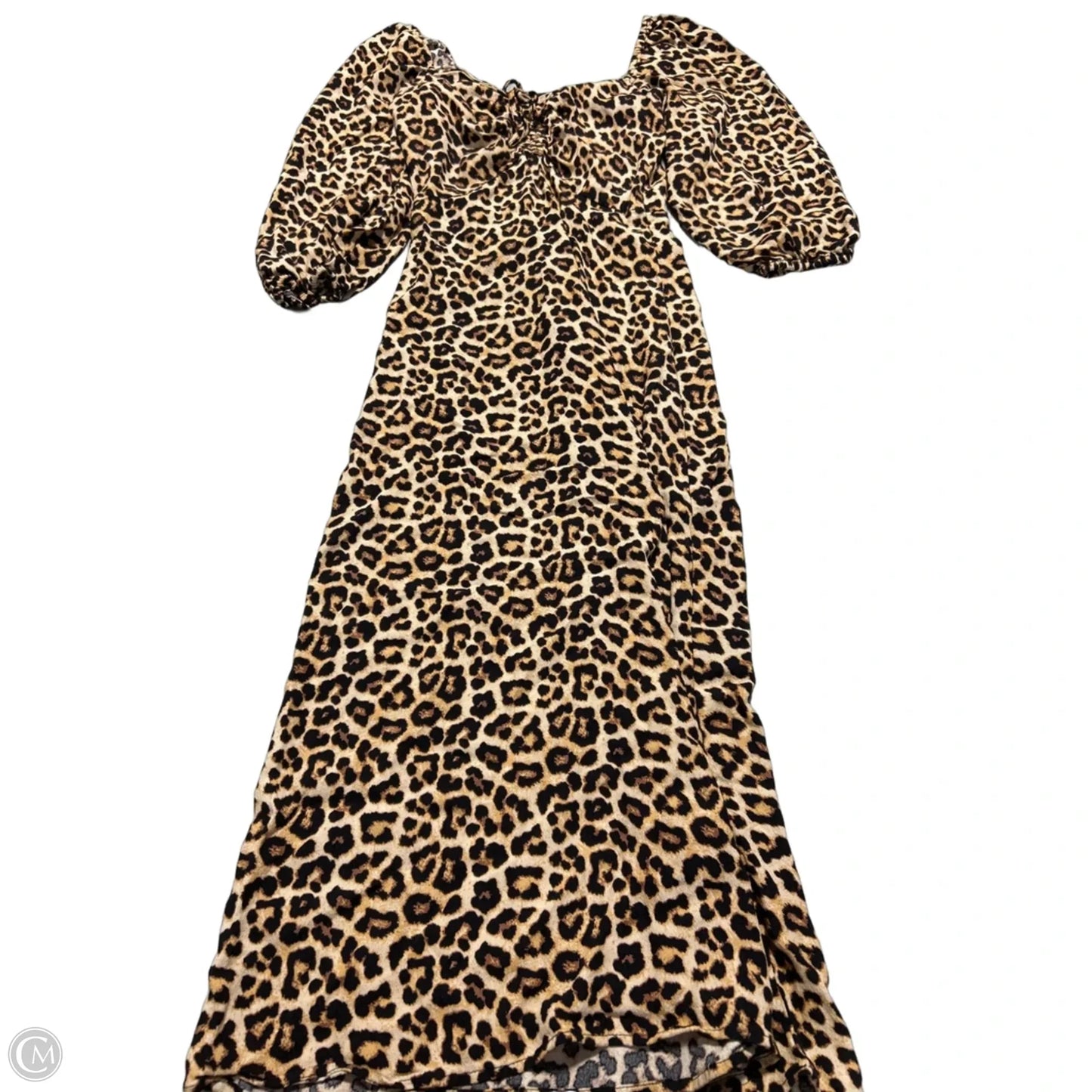 Dress Casual Maxi By H&m In Animal Print, Size: Xs