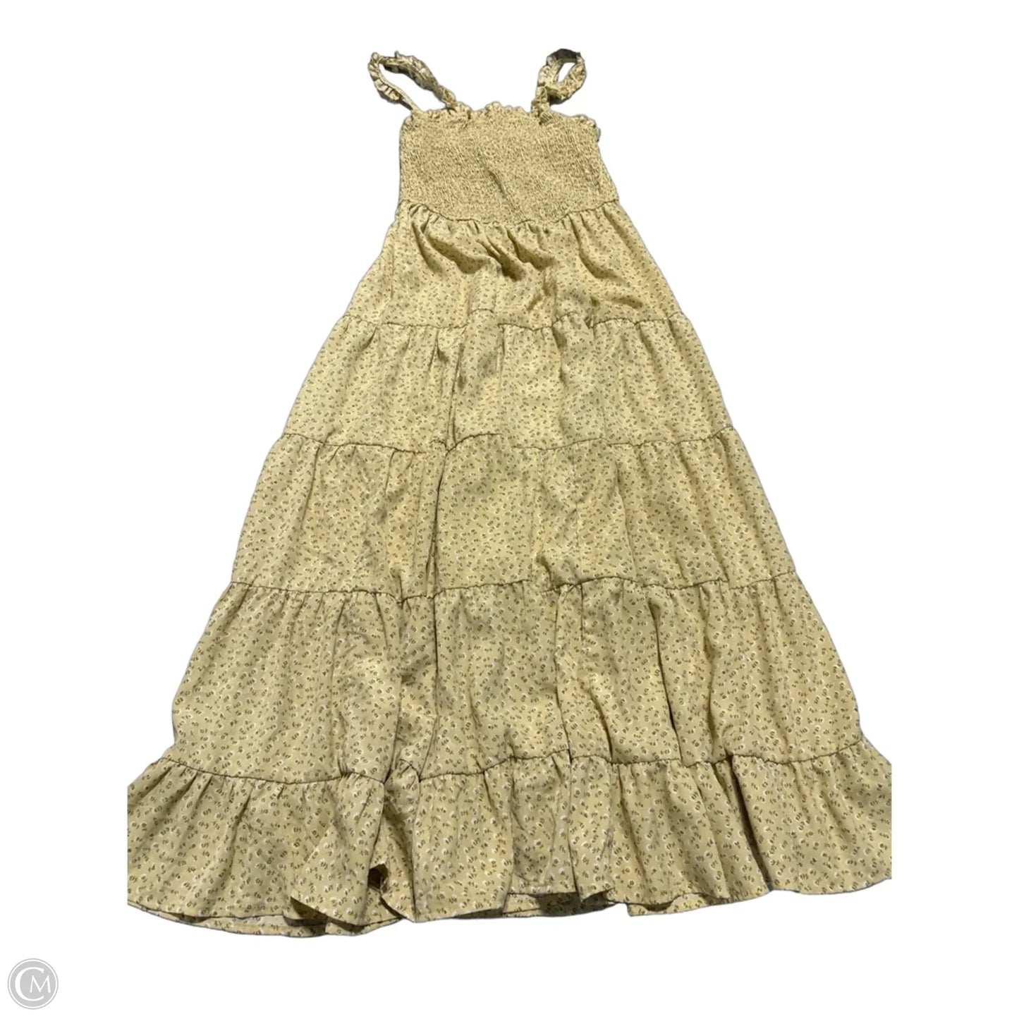 Dress Casual Maxi By Shein In Yellow, Size: S