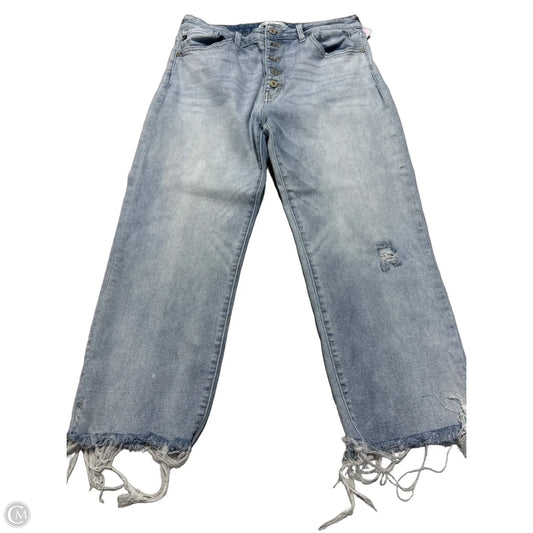 Jeans Straight By Kancan In Blue Denim, Size: 10