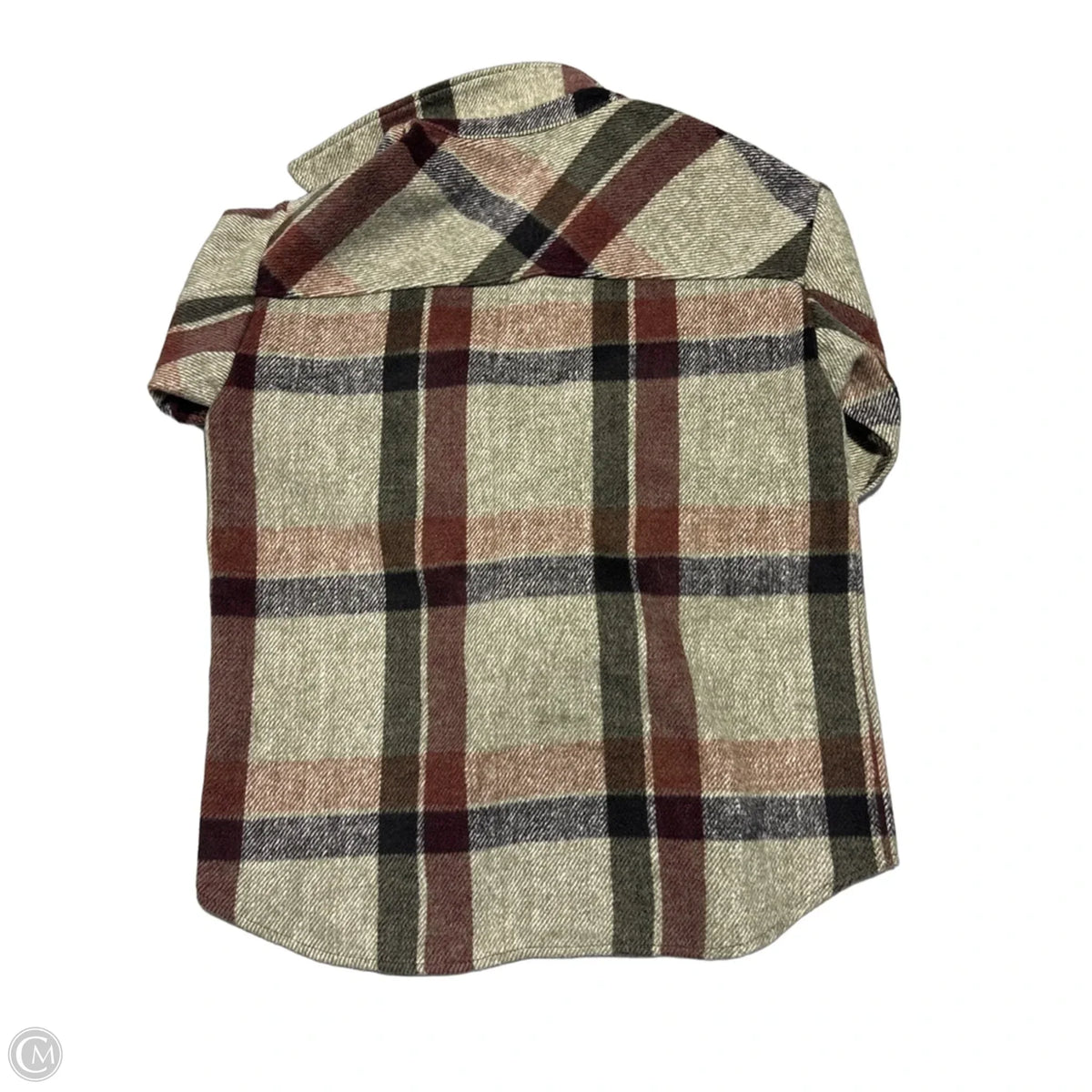 Top Long Sleeve By Charlie B In Plaid Pattern, Size: Xs