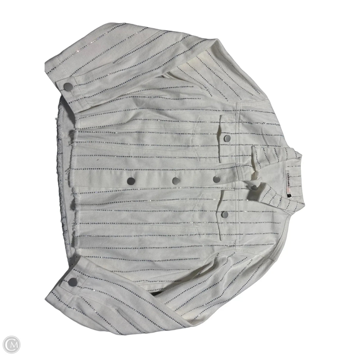 Jacket Denim By Origami In White, Size: S