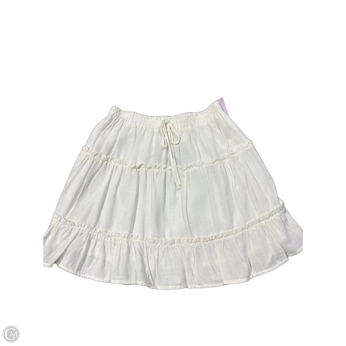 Skirt Mini & Short By Mittoshop In White, Size: M