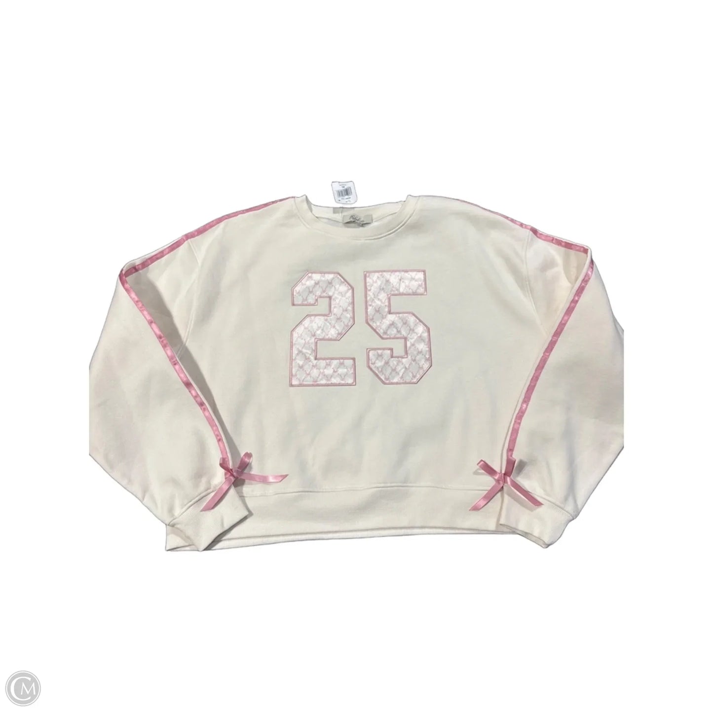 Top Long Sleeve By Rebel In Cream, Size: Xl