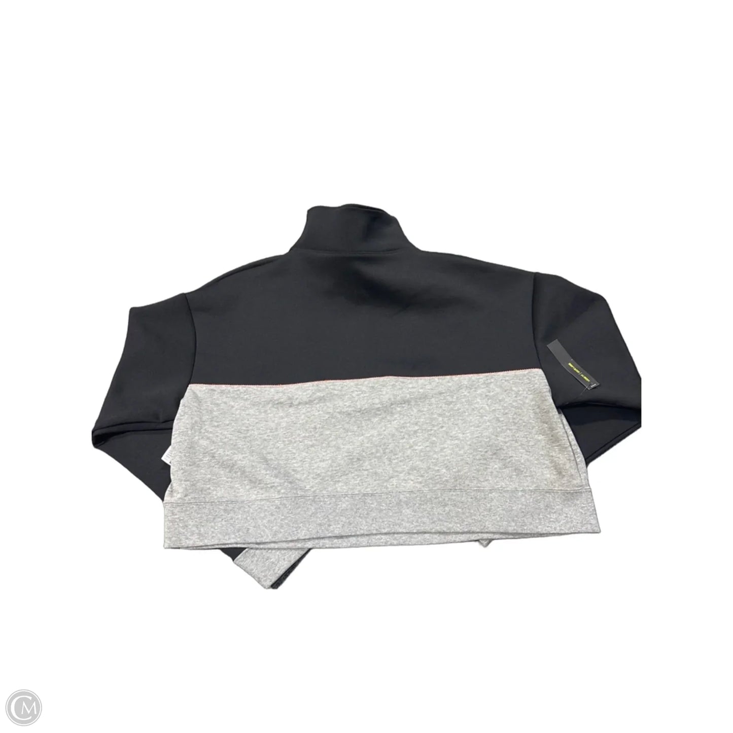 Athletic Sweatshirt Collar By Nike In Black, Size: M