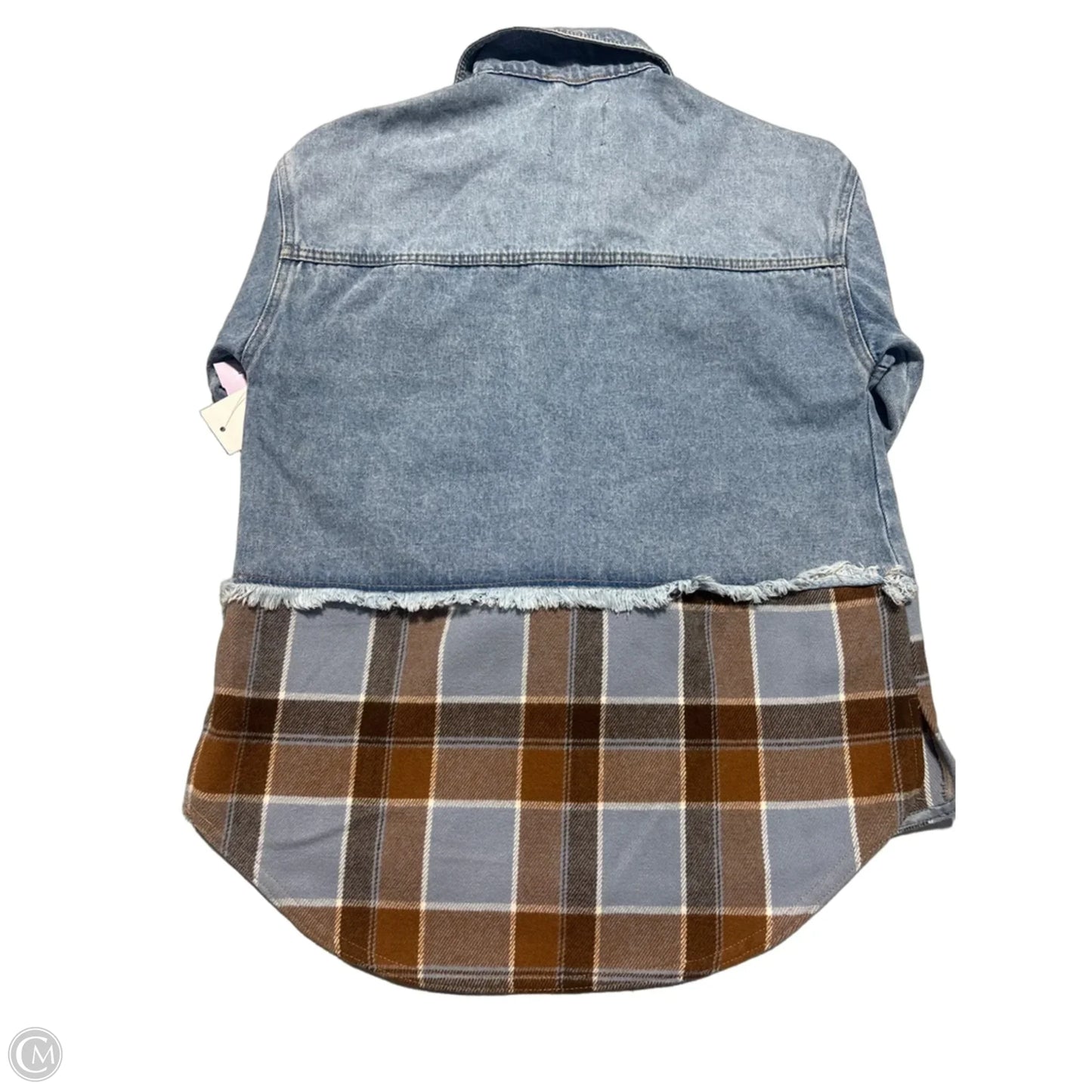 Jacket Denim By So In Blue Denim, Size: Xs