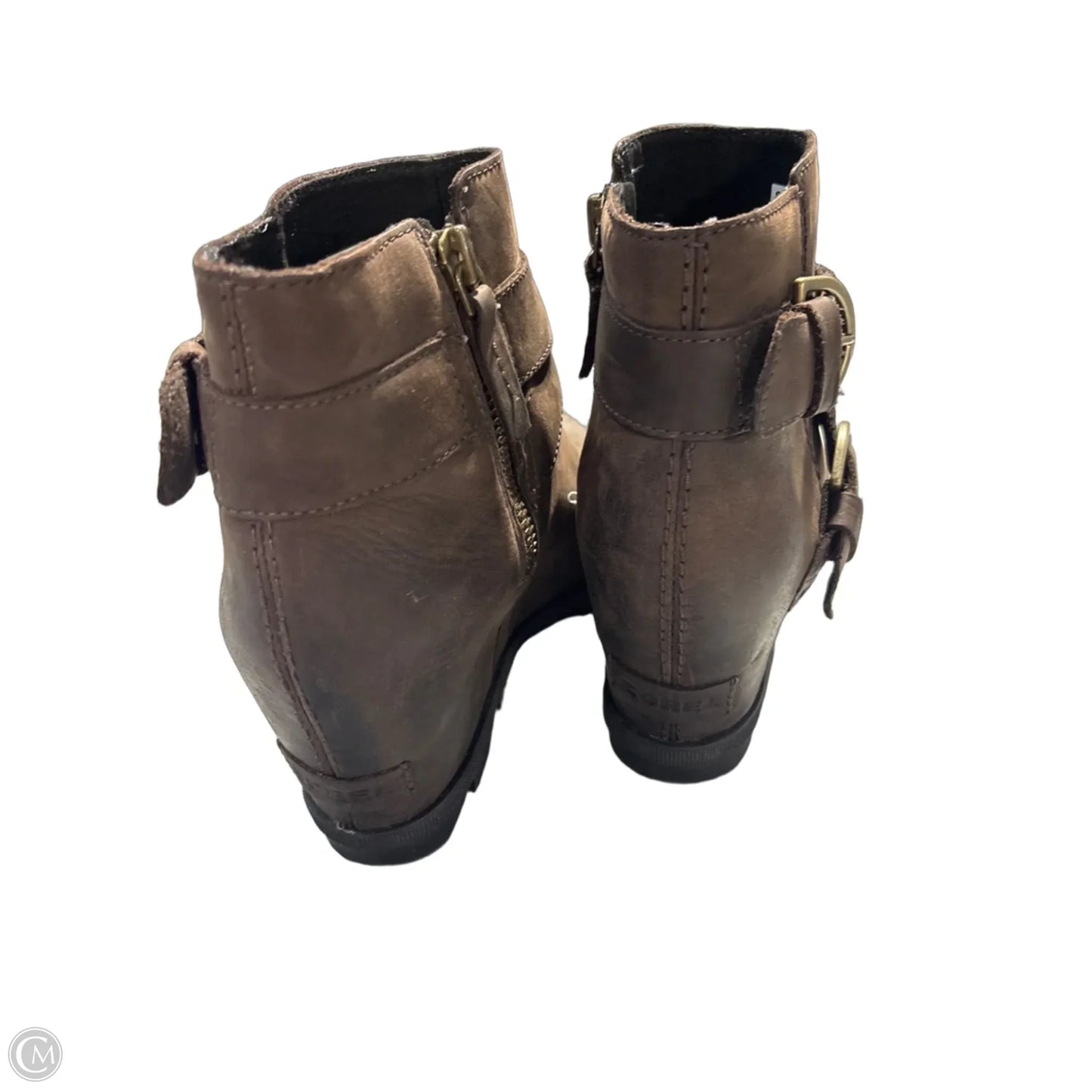 Boots Ankle Flats By Sorel In Brown, Size: 9.5