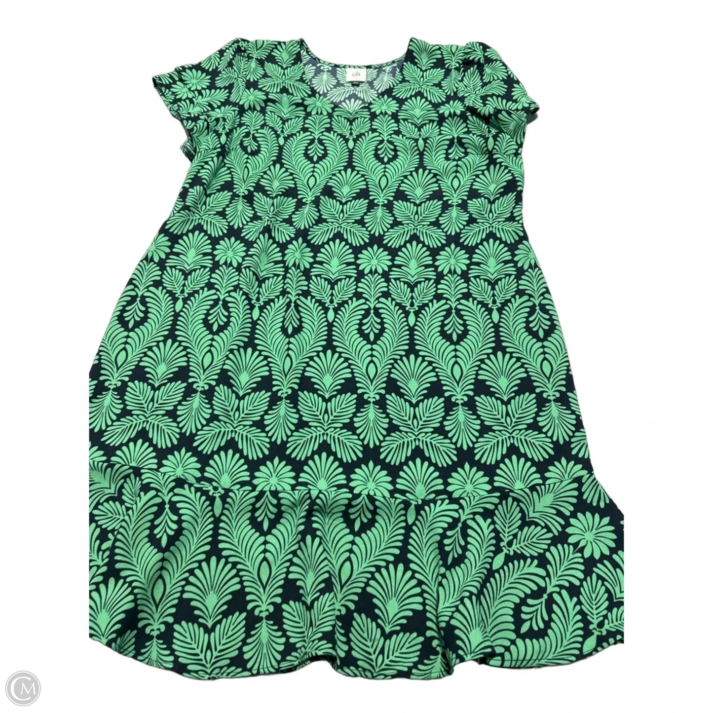 Dress Casual Short By Cabi In Blue & Green, Size: L