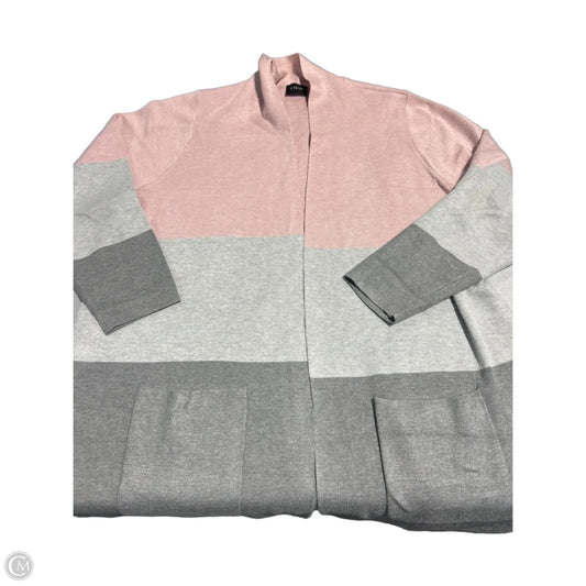 Cardigan By Cyrus In Green & Pink, Size: 3x