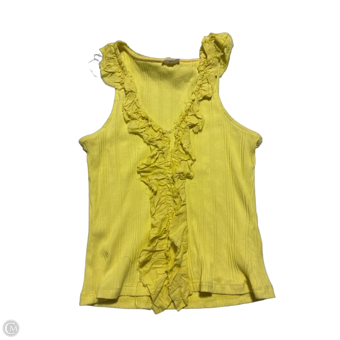 Tank Top By Pilcro In Yellow, Size: S