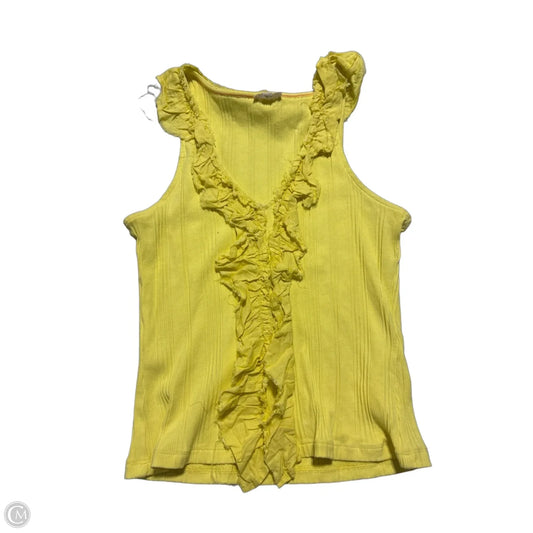 Tank Top By Pilcro In Yellow, Size: S