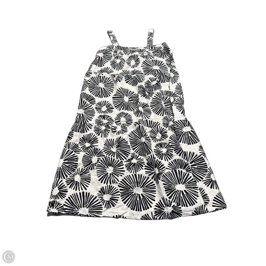 Dress Casual Maxi By Loft In Black & Cream, Size: Mp