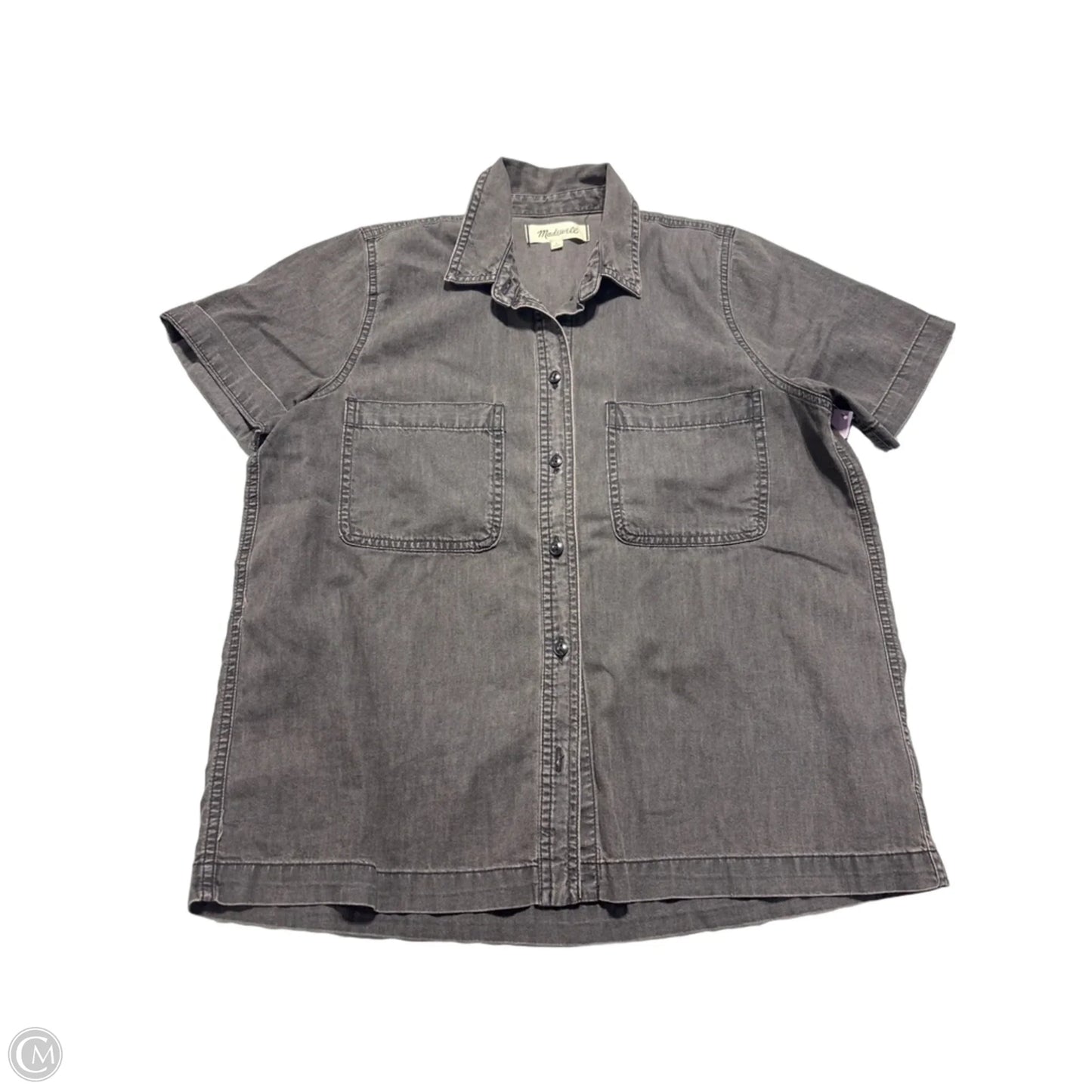 Top Short Sleeve By Madewell In Black, Size: S