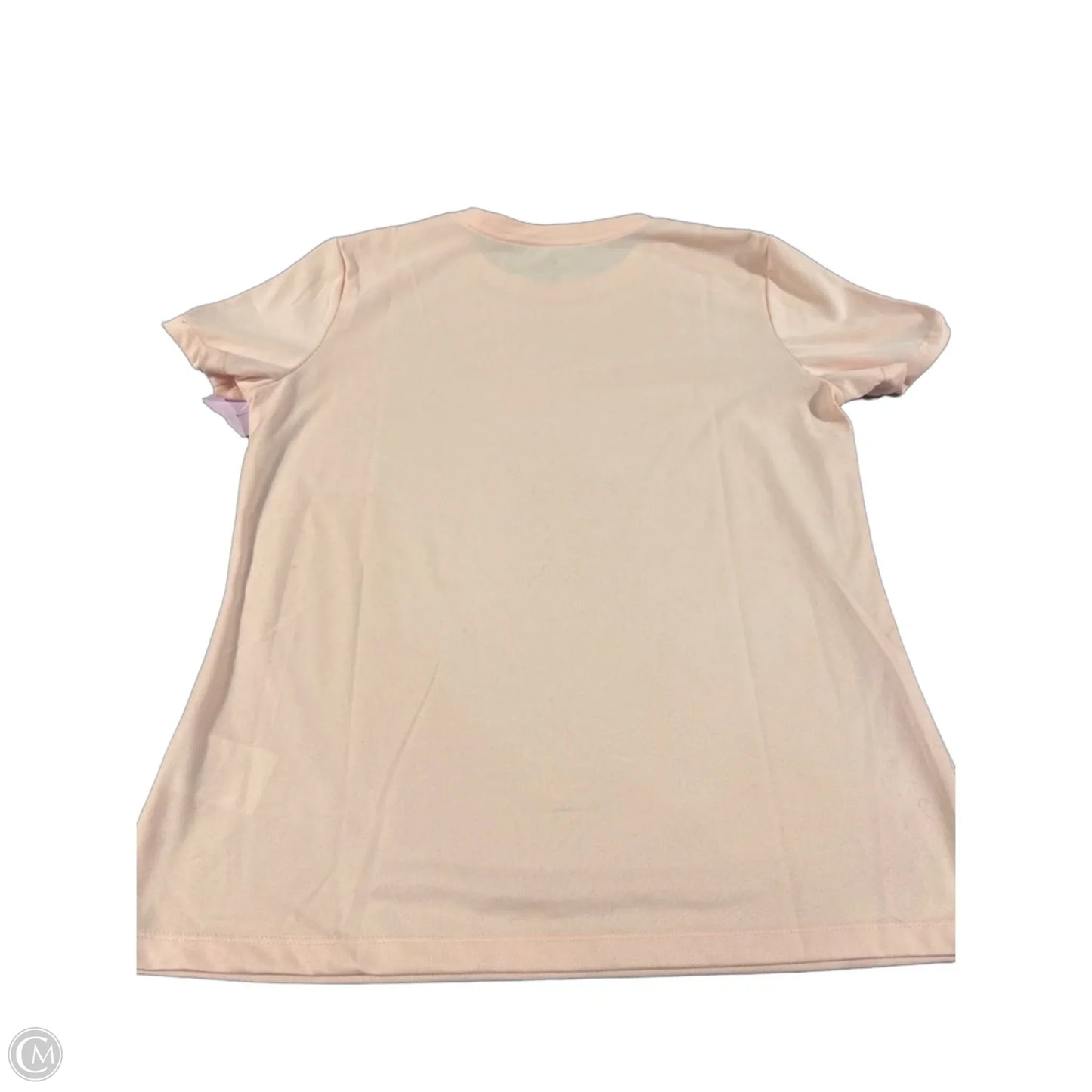 Athletic Top Short Sleeve By Nike In Pink, Size: M