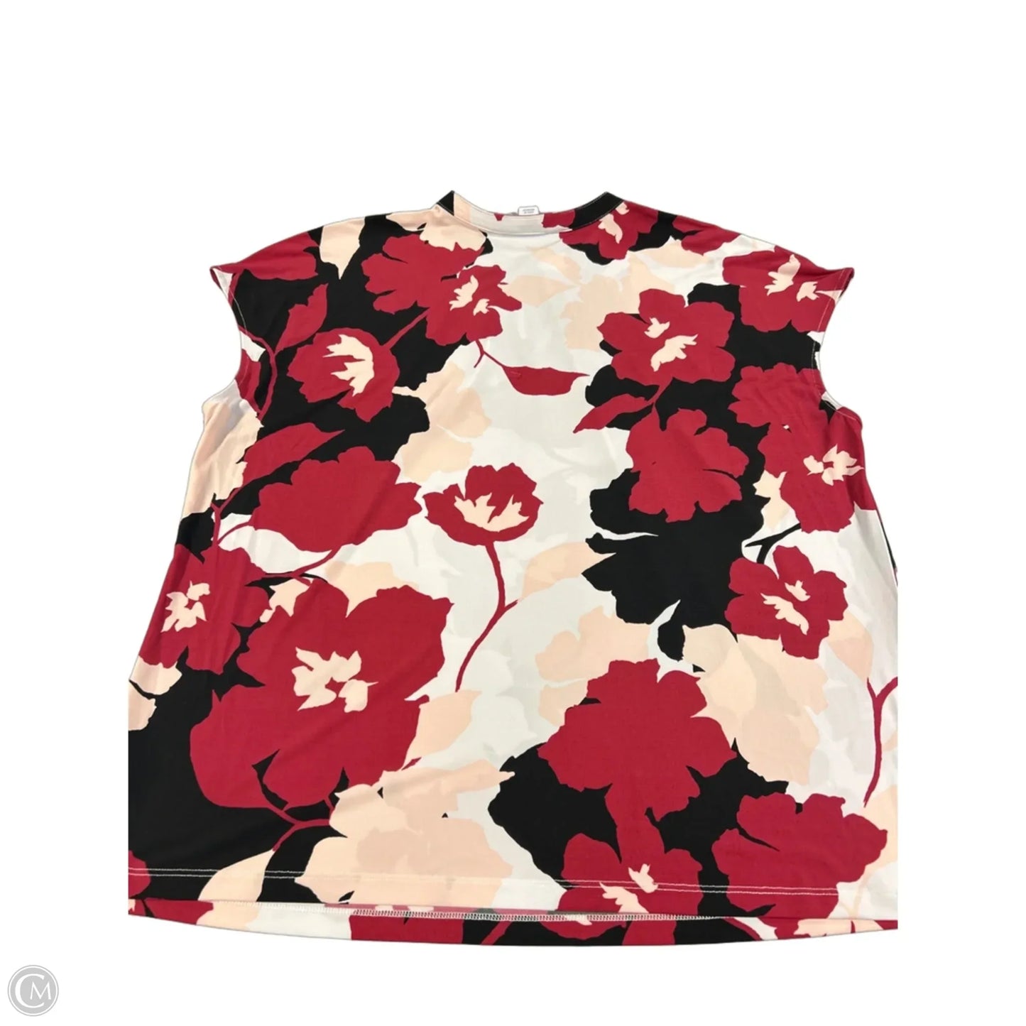Blouse Sleeveless By Liz Claiborne In Pink, Size: Xxl