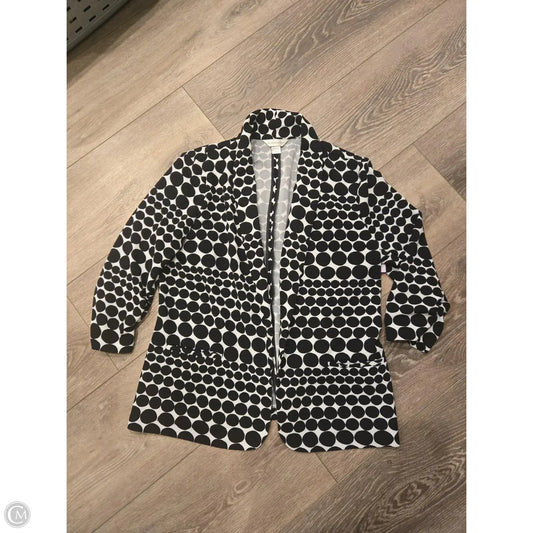 Blazer By Christopher And Banks In Black & White, Size: Xl