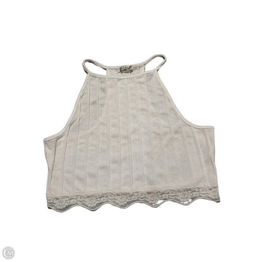 Tank Top By Free People In White, Size: L