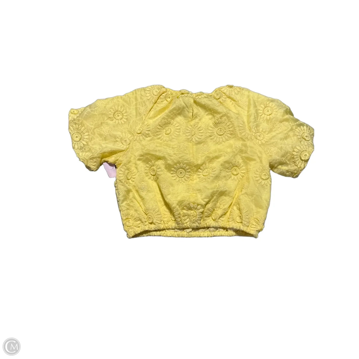 Top Short Sleeve By Industry In Yellow, Size: L
