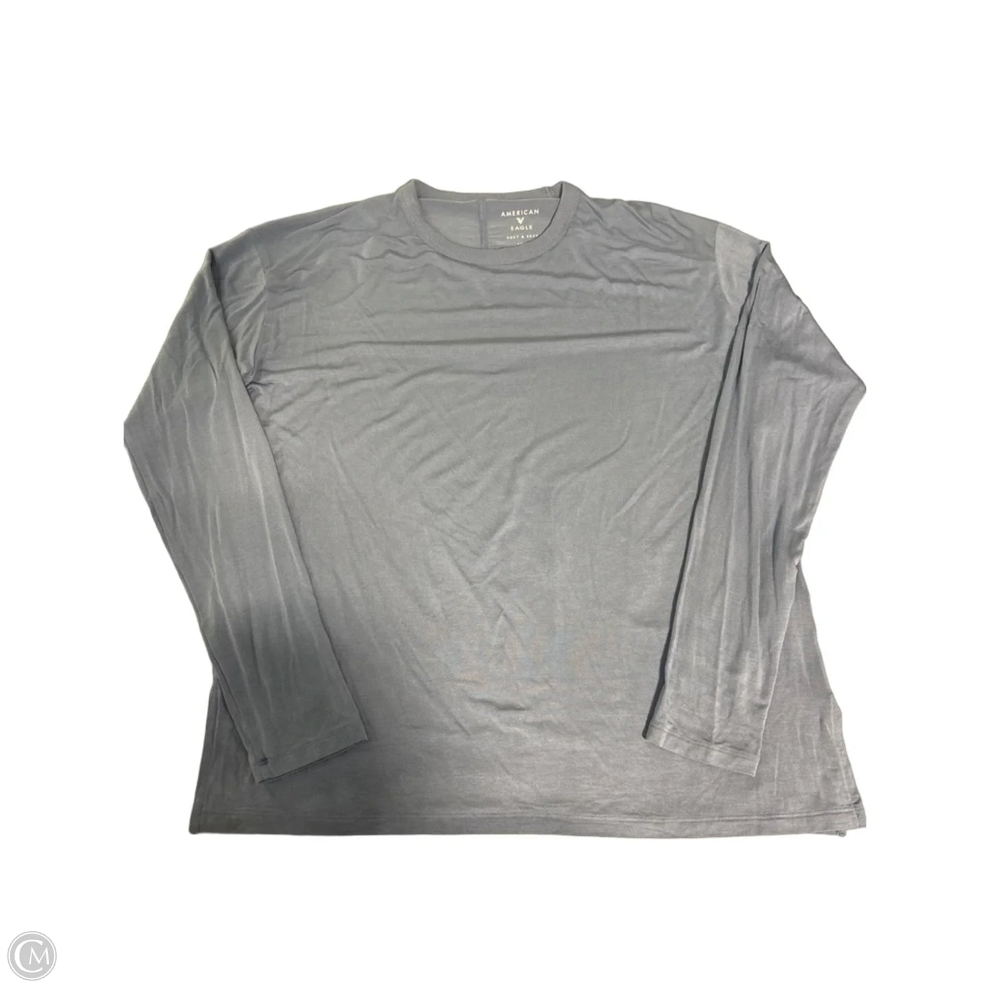 Top Long Sleeve By American Eagle In Blue, Size: S