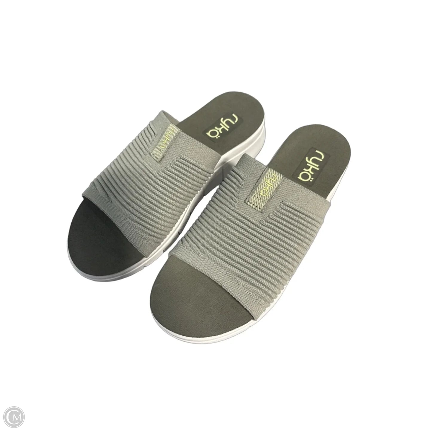 Sandals Flats By Ryka In Green, Size: 6