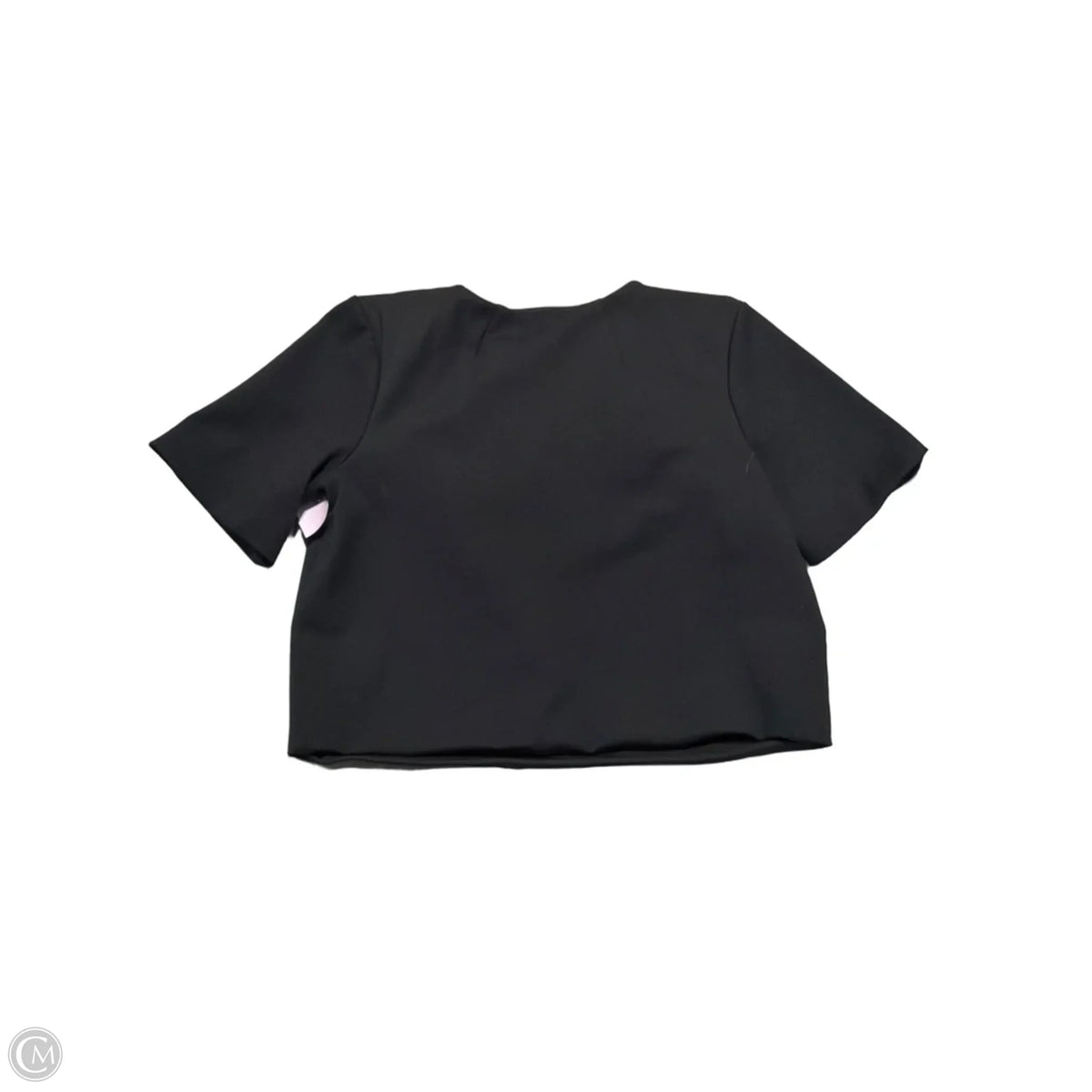Top Short Sleeve By Express In Black, Size: M