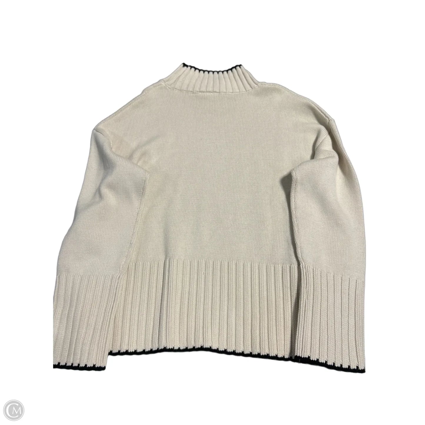 Sweater By Gap In Cream, Size: M