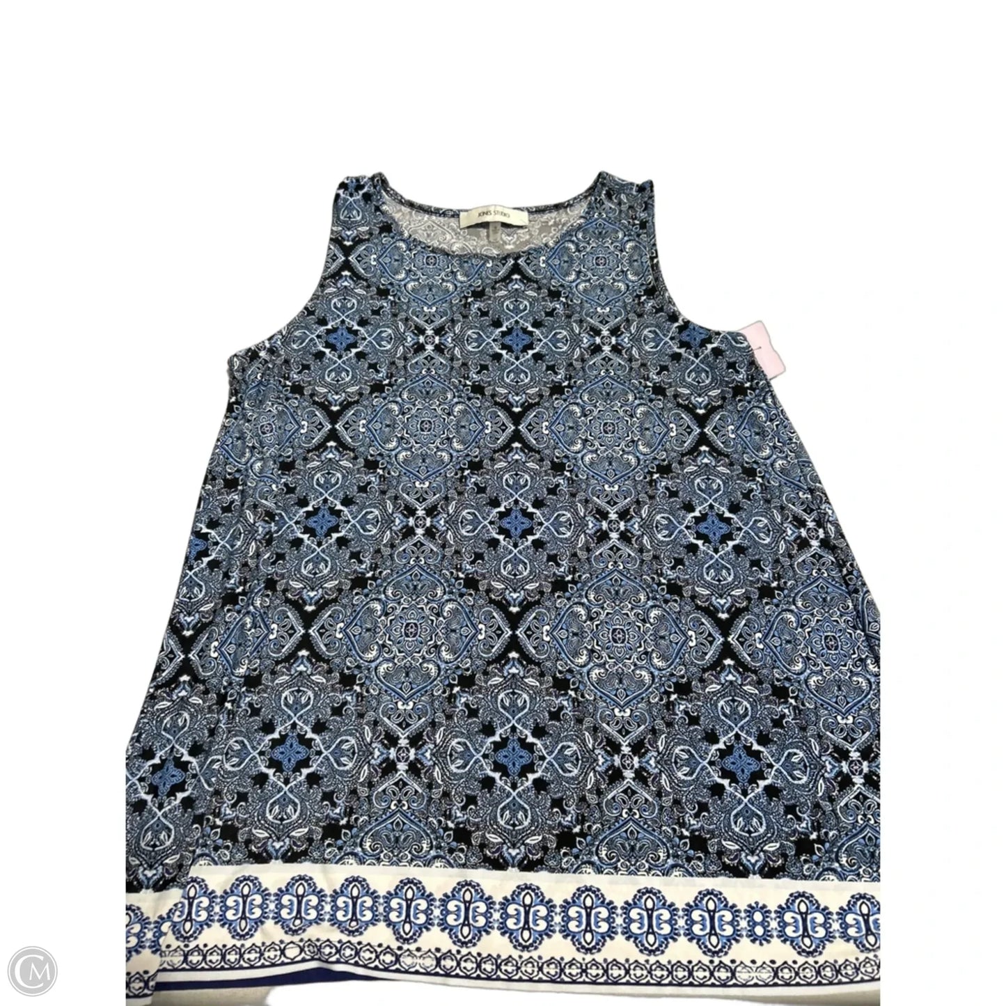 Tank Top By Jones Studio In Blue, Size: M