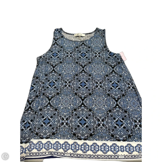 Tank Top By Jones Studio In Blue, Size: M