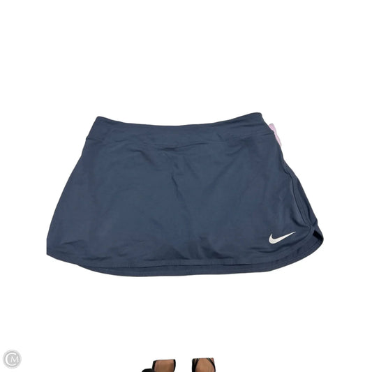 Athletic Skirt By Nike In Blue, Size: L