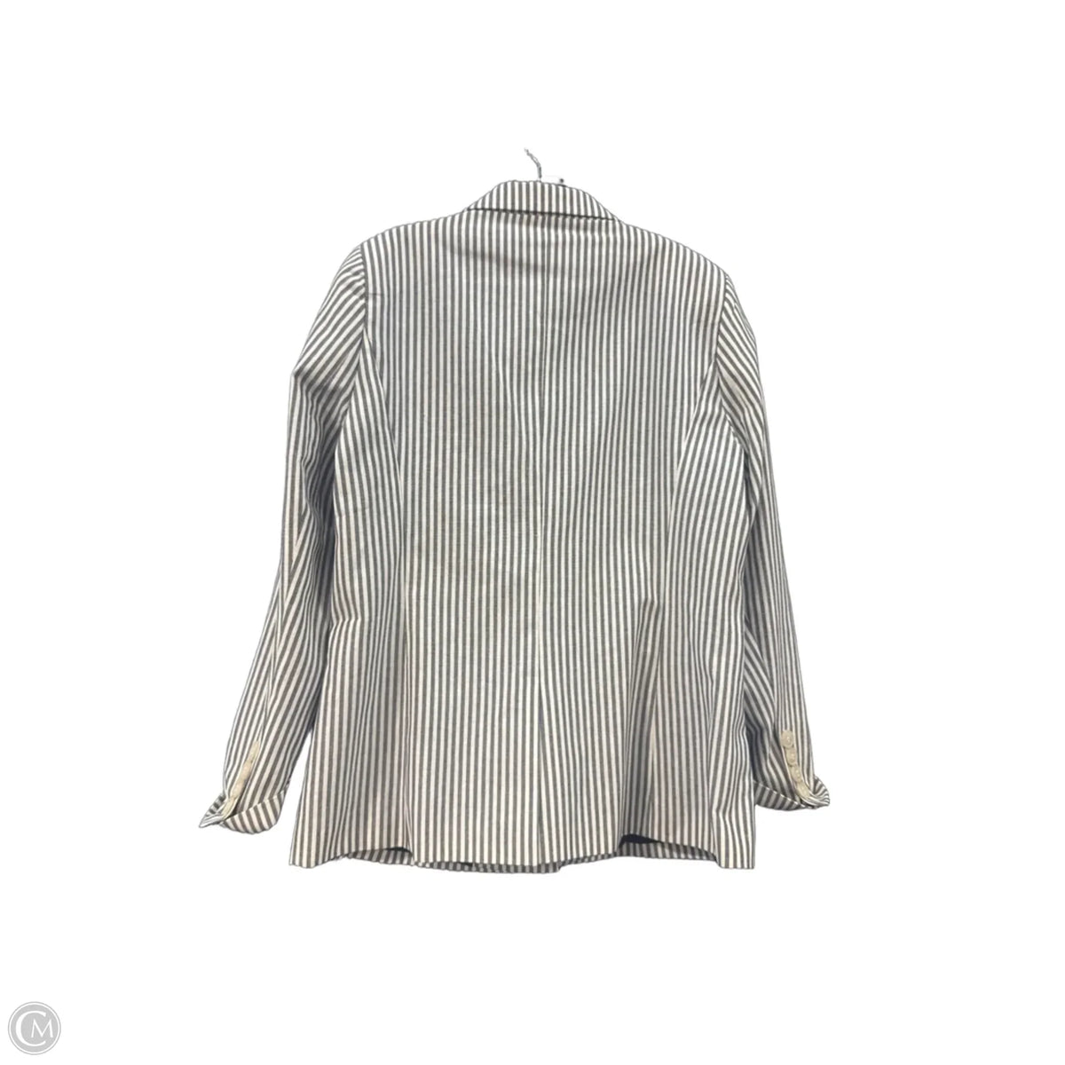 Blazer By Evereve In Striped Pattern, Size: L