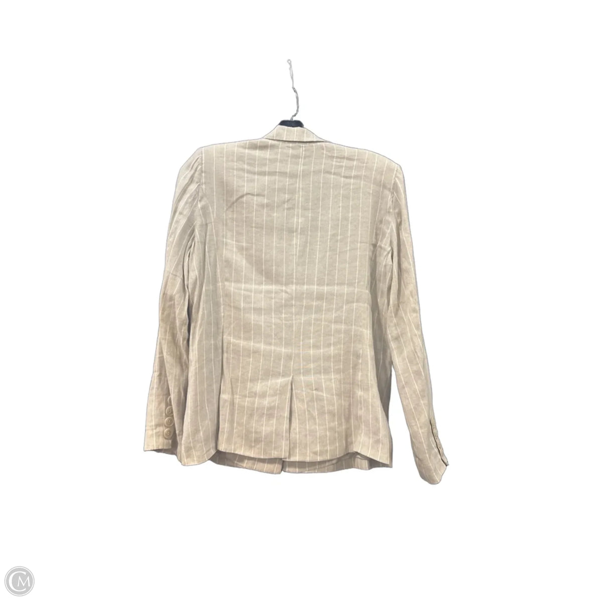 Blazer By Evereve In Tan & White, Size: L