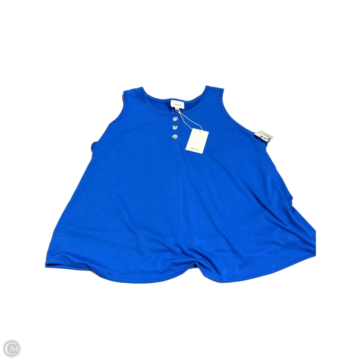 Tank Top By Andree By Unit In Blue, Size: 2x