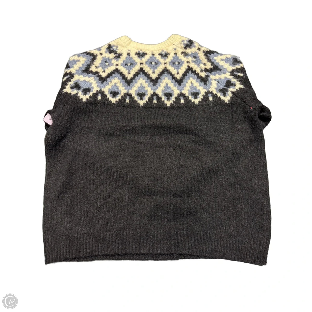 Sweater By Rd Style In Black & Tan, Size: 2x