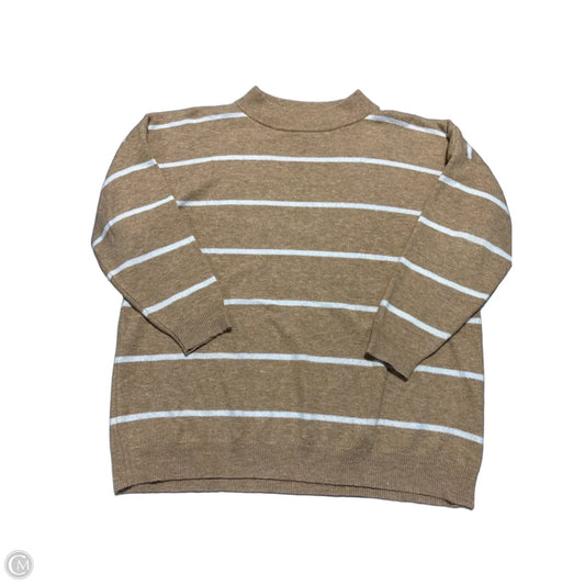 Sweater By A New Day In Tan & White, Size: Xxl