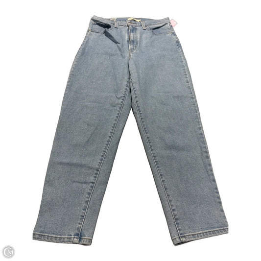 Jeans Straight By Levis In Blue Denim, Size: 10