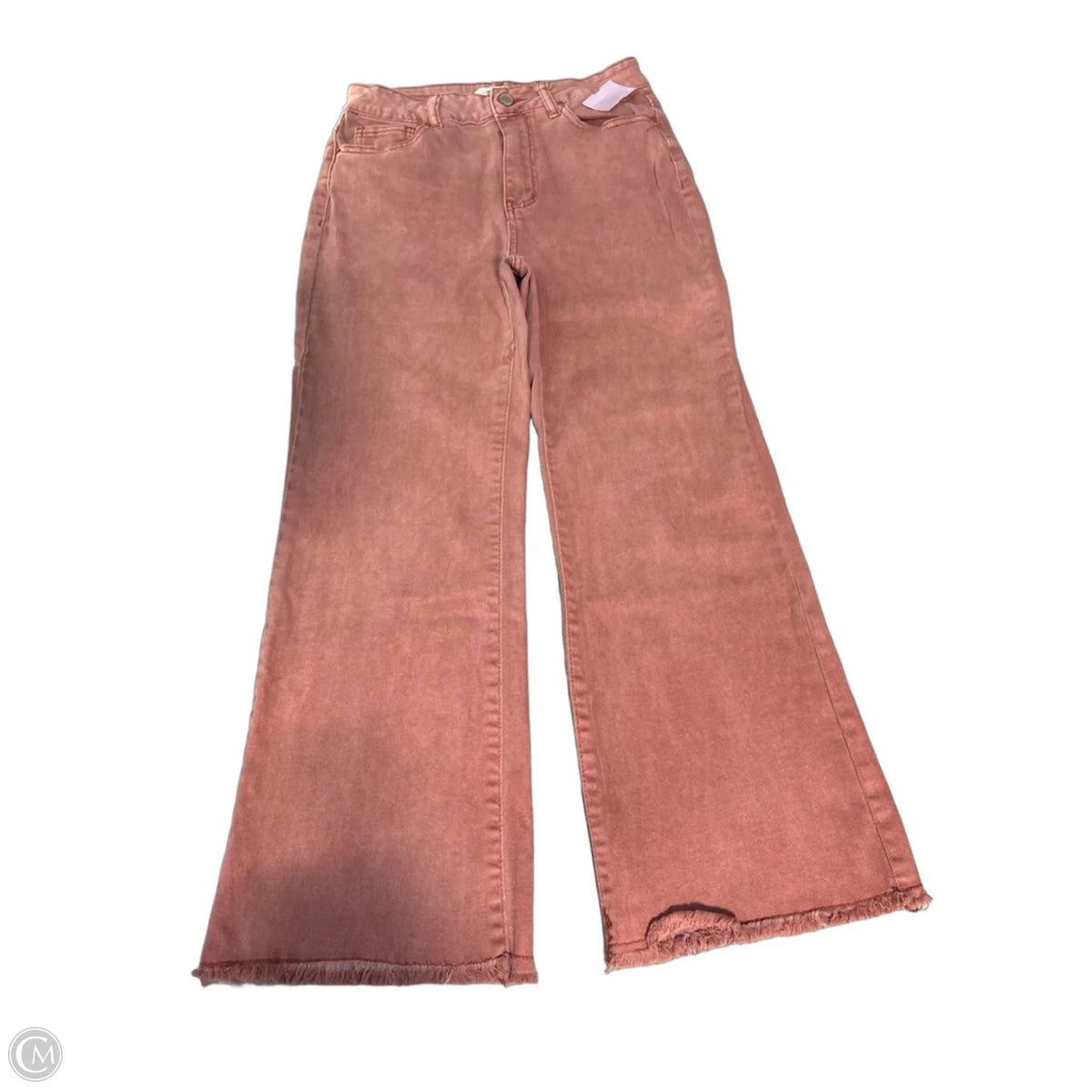 Jeans Flared By Zenana In Pink, Size: 4