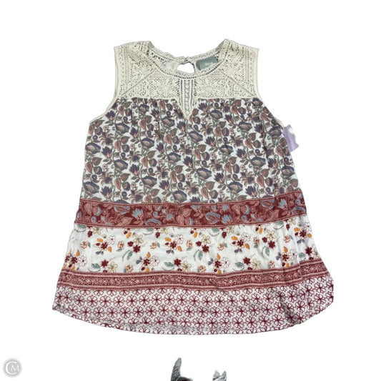 Tank Top By Maeve In Multi-colored, Size: L